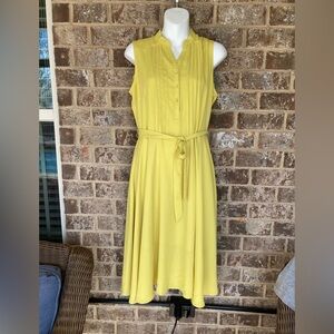 Nanette Lepore Lime Matcha Dress size 6 slip & dress